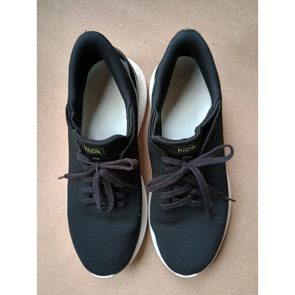 Kizik Athens Black Mens Athletic Sneaker Sz 12 Slip On Easy On Comfort - Picture 3 of 8